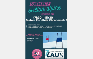 50 ANS DES 7 LAUX - SECTION ALPIN - PARALLELE 